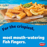 Birds Eye crispy battered fish fingers 224g - British product
