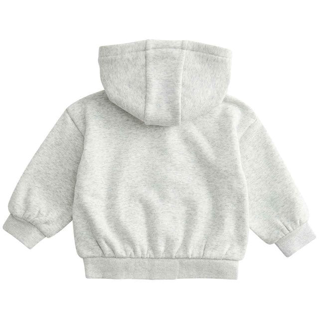 M&S Tommy zip up hoodie Grey Marl 0-3 months (British brand)