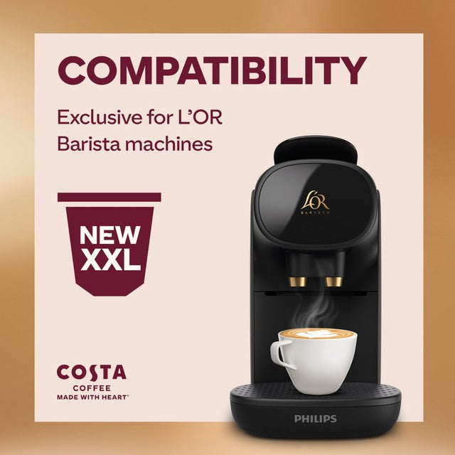 Costa Dark Roast XXL coffee capsules - British product