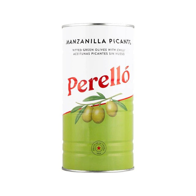 Brindisa pitted olives picante 600g - British product