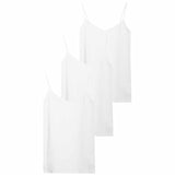 M&S women's cotton strappy vests white size 8 imported from the UK