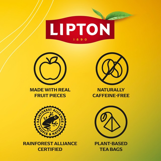 Lipton Smooth Mint peppermint tea bags - British product