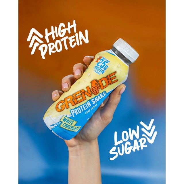 Grenade white chocolate protein shake 330ml, UK version