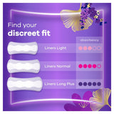 Always Discreet incontinence liners Long Plus 40 count - British product