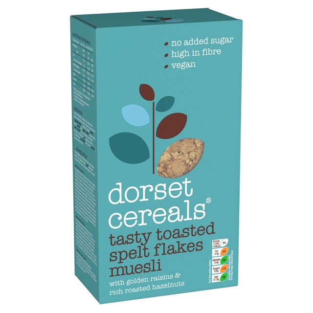 Dorset Cereals Tasty Toasted Spelt Flakes Muesli 570g - British product
