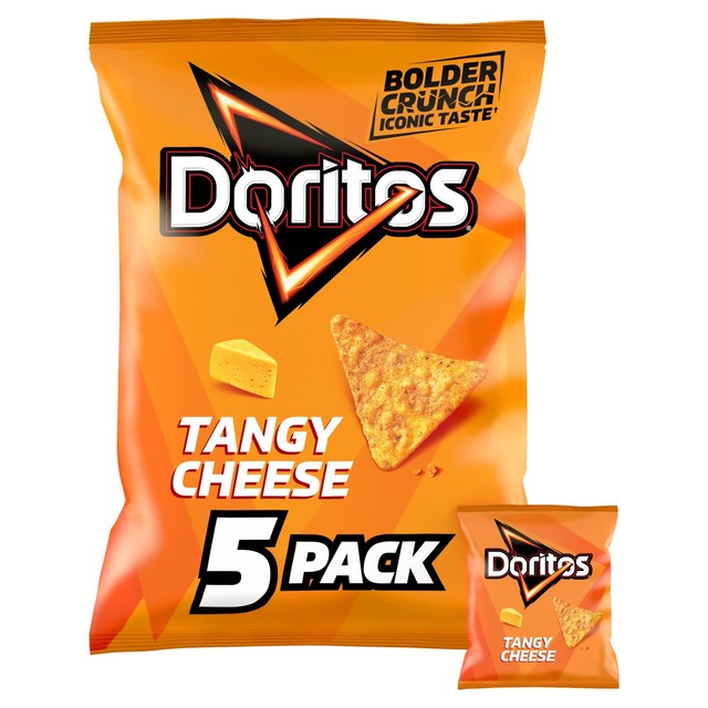 Doritos Tortilla-Chips mit würzigem Käse – britisches Produkt
