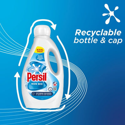 Persil biologisch abbaubares flüssiges Waschmittel 95 Waschgänge 2600ml
