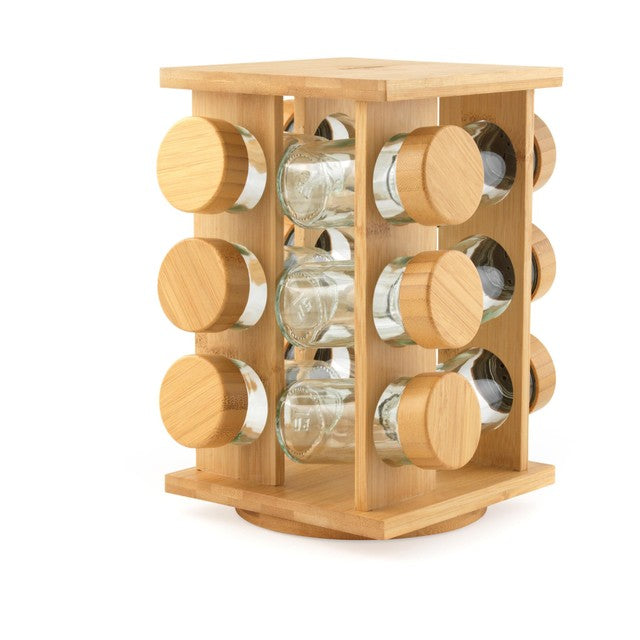 Salter Bamboo 12 Jar Spice Rack (British brand)