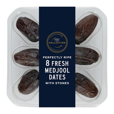 M&S Ferske Medjool dadler med steiner 8 pakning