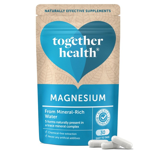 Together Health magnesium supplement 5 natural forms 30 capsules (British brand)