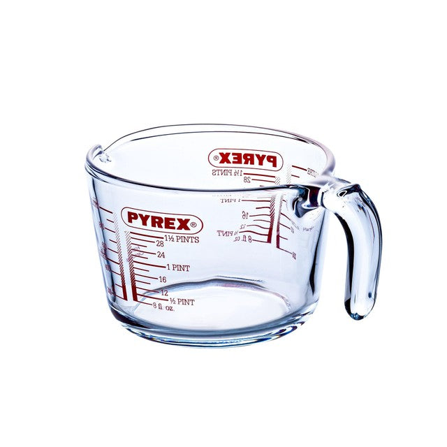 Pyrex glass measuring jug 1L, imported from the UK