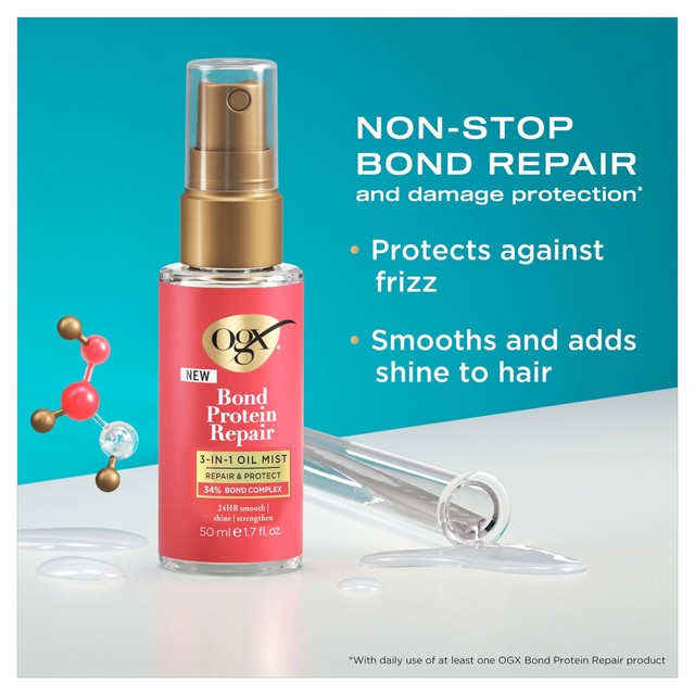 OGX Bond Repair hair oil 50ml, imported from the UK