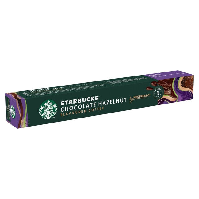 Starbucks coffee pods Chocolate Hazelnut 10 capsules 51g, UK version