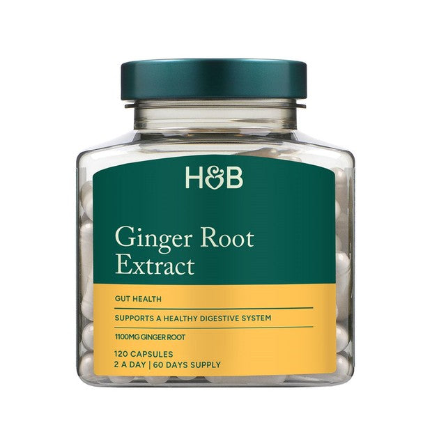 Holland & Barrett ginger root extract capsules 120 capsules, UK version