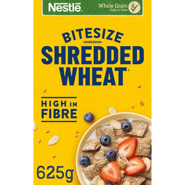 Nestle Shredded Wheat Bitesize Cereal 625g (British brand)