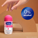 Sanex Derma Care Nourishing 48-hour antiperspirant roll-on deodorant 50ml (British brand)