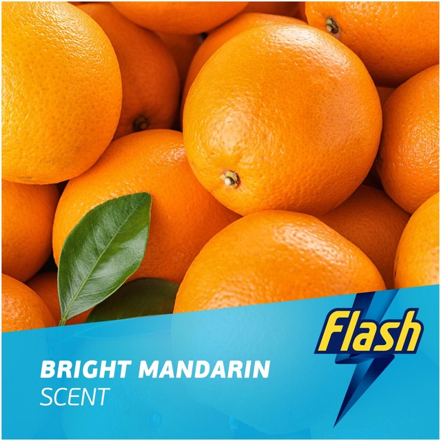 Flash Bright Mandarin cleaning spray 800ml - British product