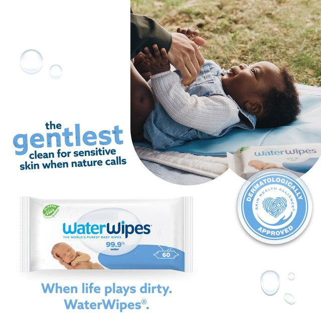 WaterWipes sensitive newborn baby wipes 540 wipes (British brand)