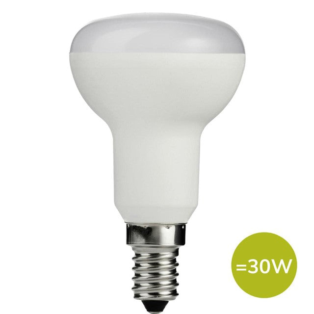 TCP LED spotlight bulb with small screw E14 cap (British brand)