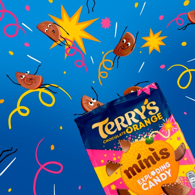 Terry's Minis Exploding Candy chocolate 105g (British brand)