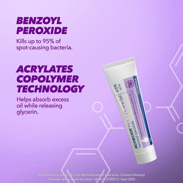 Acnecide Face Gel 2.5% BPO (British brand)
