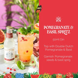 Double Dutch Pomegranate & Basil Mixers 200ml - British product
