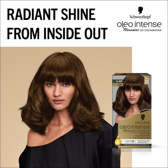 Schwarzkopf hair dye Gold Brown 4-60 115ml (British brand)