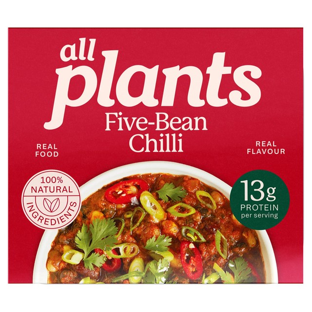 all plants Spicy Five Bean Chilli 300g - British product