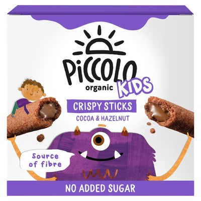 M&S Piccolo Organic Kids Cocoa Hazelnut Crispy Sticks 5 x 25g- Buy online at McGrocer