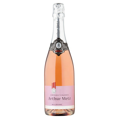 Arthur Metz Cremant d'Alsace Brut Rose Sparkling Wine 75cl