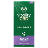 Vitality CBD berry flavour CBD oral drops 30ml (British brand)