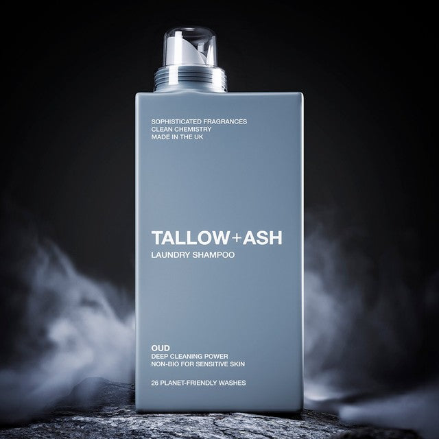 Tallow + Ash Oud laundry shampoo for sensitive skin, UK version
