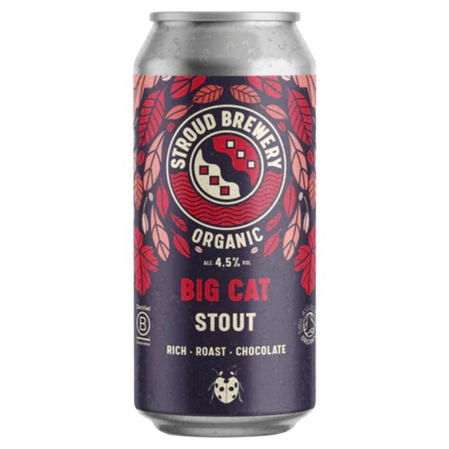 Stroud Brewery Big Cat Organic Stout 440ml (British brand)