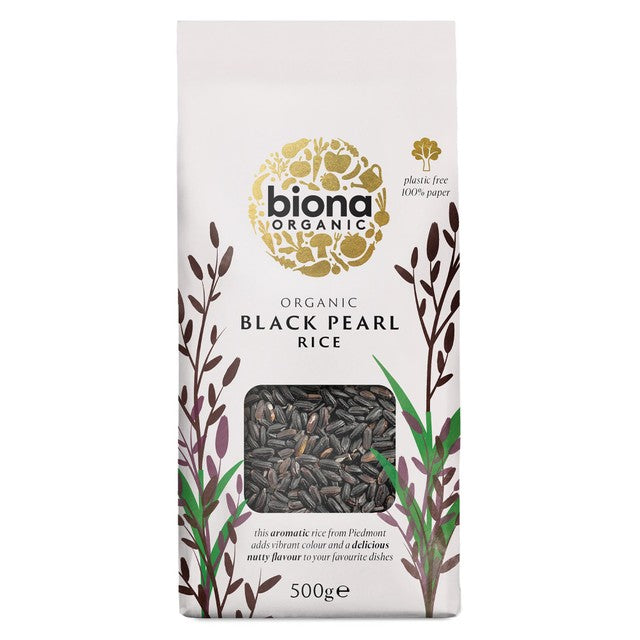 Biona Black Pearl Rice 500g - British product