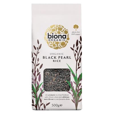 M&S Biona Organic Black Pearl Wholegrain Rice 500g- Buy online at McGrocer
