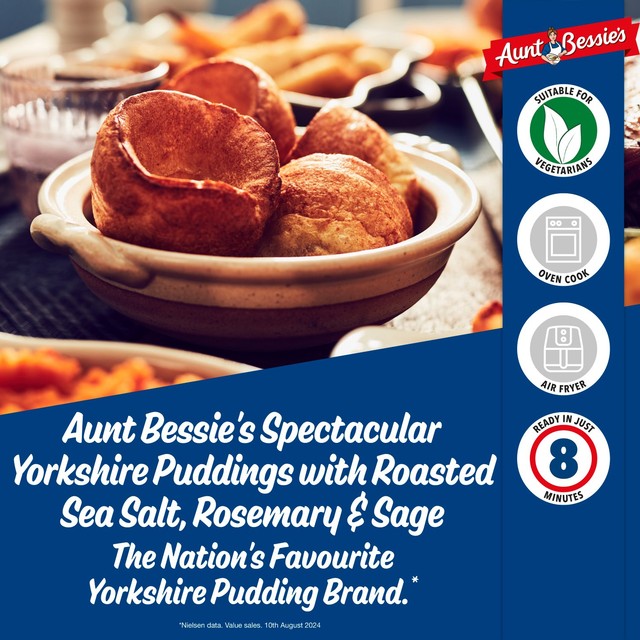 Aunt Bessie's herb-seasoned Yorkshire puddings 220g - British product