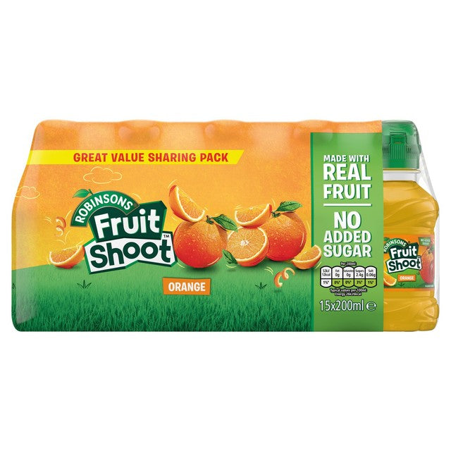 Fruit Shoot Orange Kids Drink 15 Pack 3L - British product