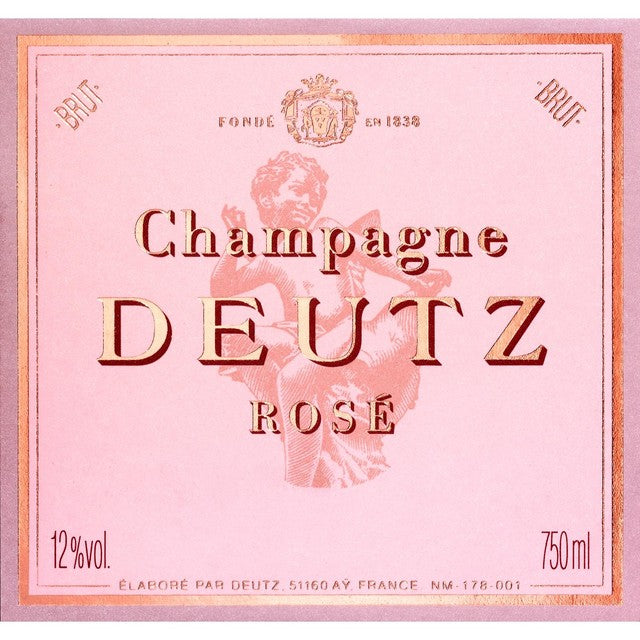 Deutz Brut Rose Champagne 75cl - British product