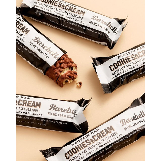 Barebells cookies & cream protein bar 55g - British product
