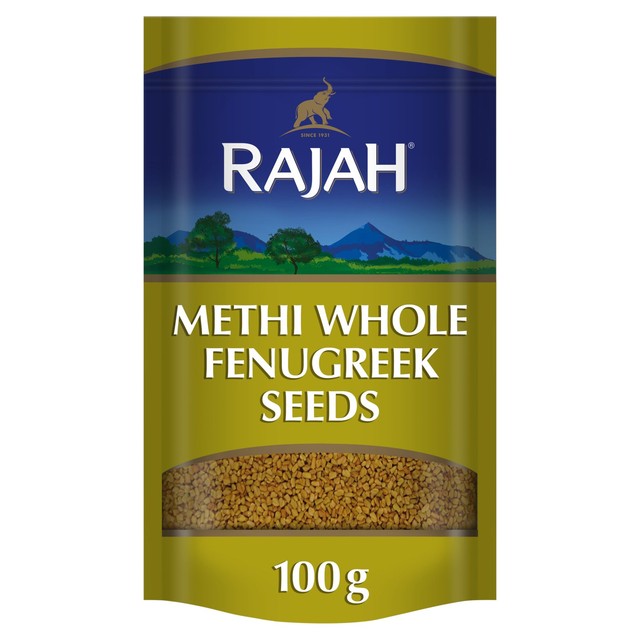 Rajah whole fenugreek seeds 100g, imported from the UK
