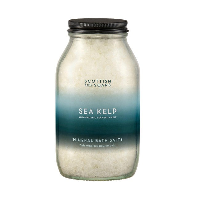 Scottish Fine Soaps Sea Kelp Mineral Bath Salts, imported from the UK