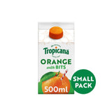 Tropicana original orange juice with bits 500ml (British brand)