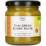 M&S Thai green curry paste 190g, imported from the UK