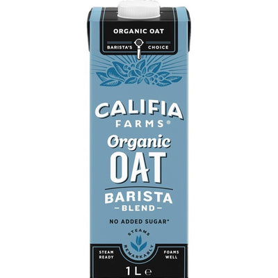 M&S Califia Farms Organic Oat Barista Blend Oat Milk Alternative 1L- Buy online at McGrocer