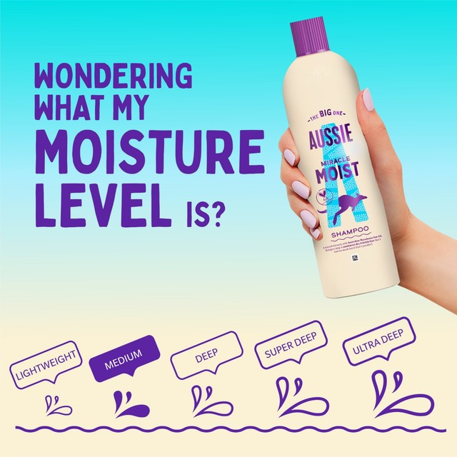 Aussie Miracle Moist Shampoo - British product