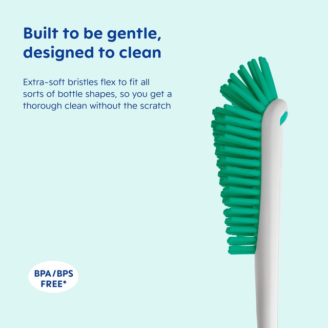 MAM soft bottle and teat cleaning brush, imported from the UK