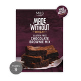 M&S chocolate brownie mix box, gluten free, imported from the UK