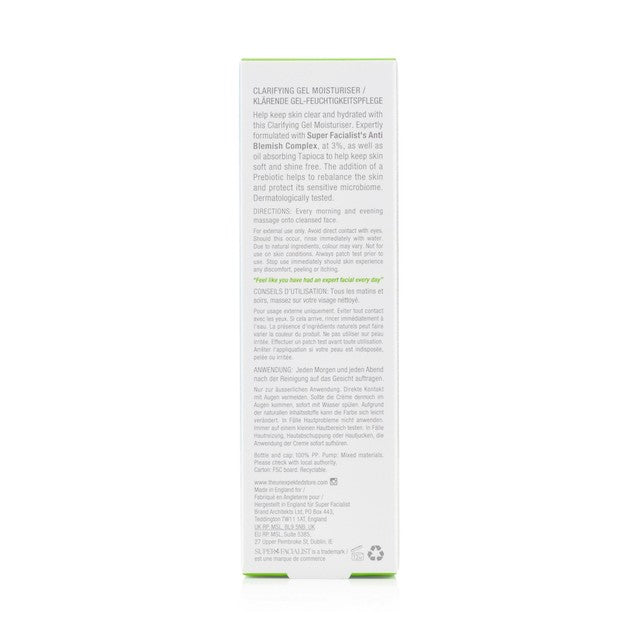 Super Facialist Anti-Blemish Gel Moisturiser 50ml (British brand)