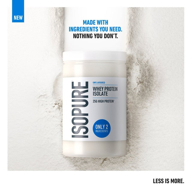 Isopure unflavoured whey protein isolate powder 435g, UK version