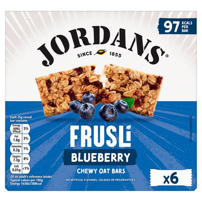 M&S Jordans Frusli Juicy Blueberries Cereal Bars- Buy online at McGrocer